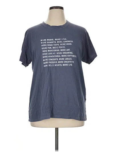 Pre-owned Good Hyouman Short Sleeve T-shirt In Blue