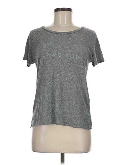 Pre-owned Good Hyouman Short Sleeve T-shirt In Gray