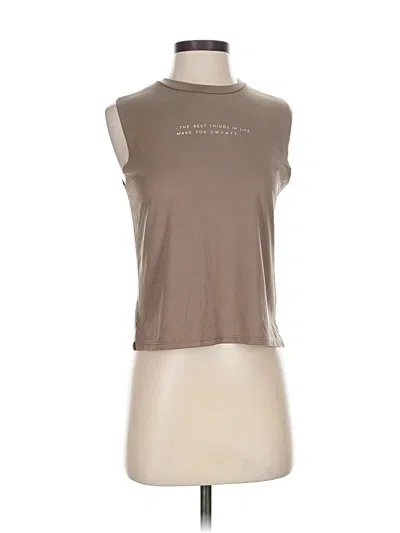 Pre-owned Good Hyouman Sleeveless T-shirt In Brown