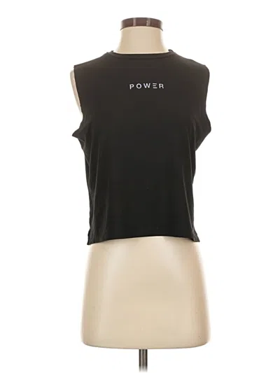 Pre-owned Good Hyouman Sleeveless Top Black Keyhole Neckline Tops
