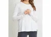 Good Hyouman Suzanne Top In Ivory In Multi