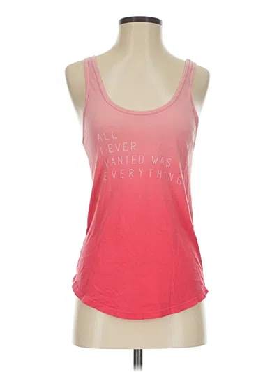 Pre-owned Good Hyouman Tank Top Pink Strapless Neckline Tops
