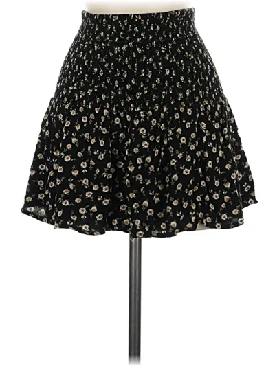 Pre-owned Good Luck Gem Casual Skirt In Black