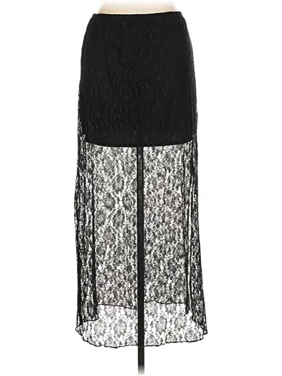Pre-owned Good Luck Gem Formal Skirt In Black