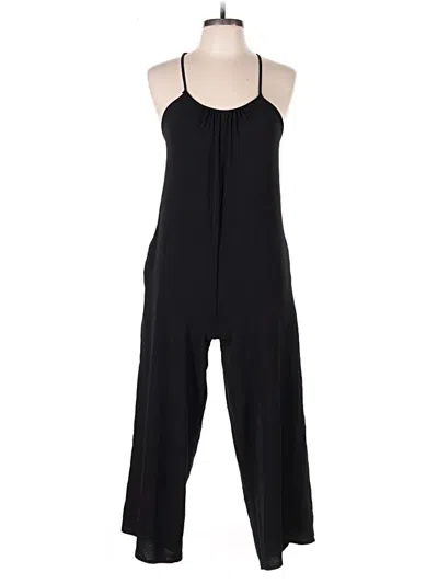 Pre-owned Good Luck Gem Jumpsuit In Black
