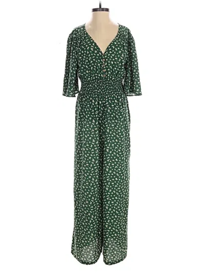 Pre-owned Good Luck Gem Jumpsuit In Green