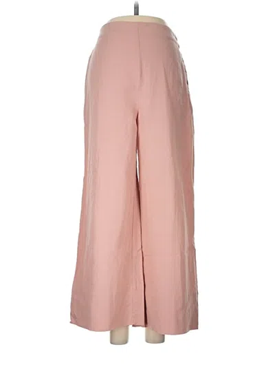 Pre-owned Good Luck Gem Linen Pants In Pink