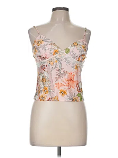 Pre-owned Good Luck Gem Sleeveless Blouse In Orange