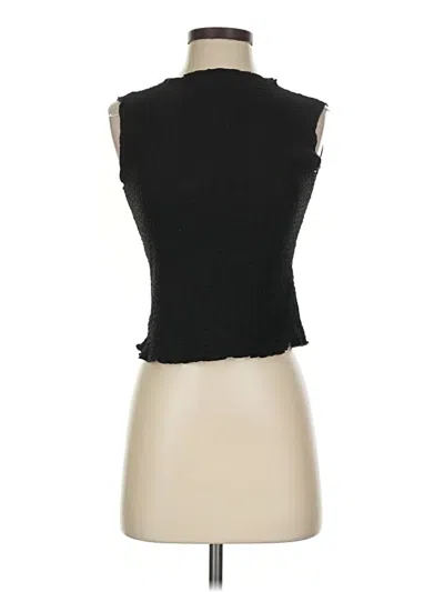 Pre-owned Good Luck Gem Tank Top Black Turtleneck Tops