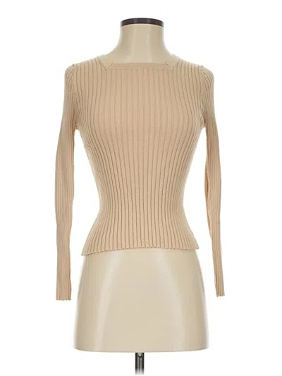 Pre-owned Good Luck Gem Turtleneck Sweater In Brown