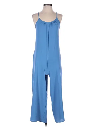 Pre-owned Good Luck Girl Kids' Jumpsuit In Blue