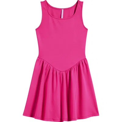 Good Luck Girl Kids' Ballet Sleeveless Dress In Fuschia Bright