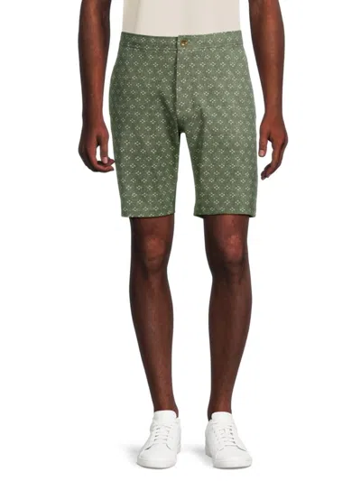 Good Man Brand Men's Textured Jersey Shorts In Clover Green