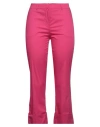 Good Match Woman Pants Fuchsia Size 6 Cotton, Polyamide, Elastane In Pink
