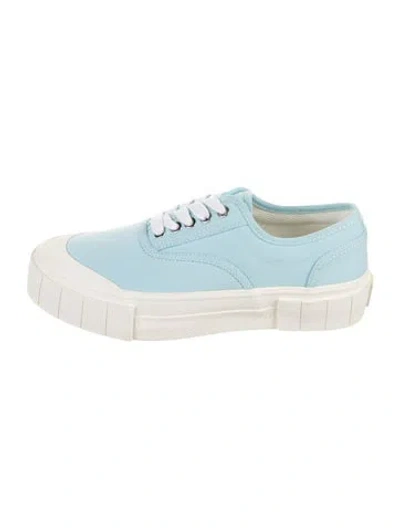 Pre-owned Good News Canvas Sneakers In Blue
