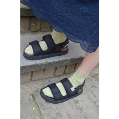 Good News Goat Black Sandals