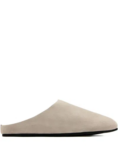 Good News Suede Flat Mules In Brown