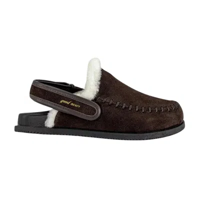 Good News Women's Finn Warm Lined Mules  Brown Suede
