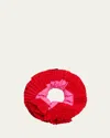 Good Squish Cowboy Spaghetti Pleated Scrunchie In Red