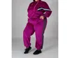 Good Time Usa 2 Piece Velour Set In Magenta In Pink