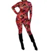 Good Time Usa Show Off Jumpsuit In Coral In Pink