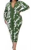 Good Time Usa Simple Life Dress In Olive In Green