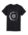 Good Vibes Llc Hybrid Apparel Trendy Juniors Celestial Graphic Tee In Black