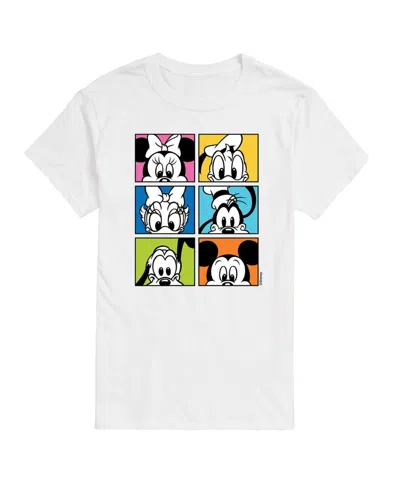 Good Vibes Llc Trendy Juniors Disney Grid Graphic Tee In White