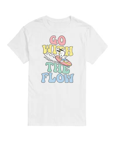 Good Vibes Llc Trendy Juniors Peanuts Surf Graphic Tee In White