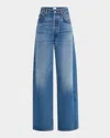 Good Work By Argent X Citizens Of Humanity Ayla Baggy Straight-leg Cotton Denim Jeans