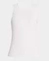 Good Work By Argent X Citizens Of Humanity Isabel Crewneck Rib Knit Tank