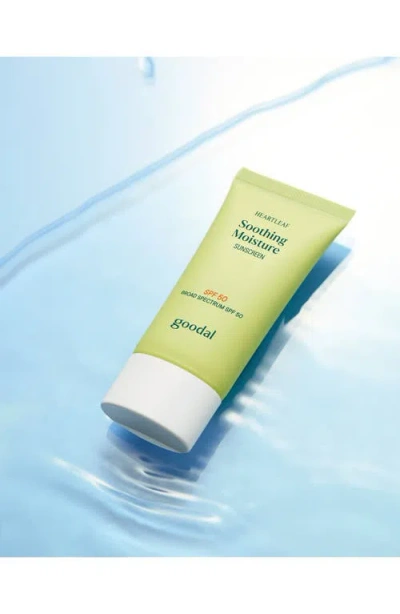 Goodal Heartleaf Soothing Moisture Sunscreen Spf 50 In Transparent