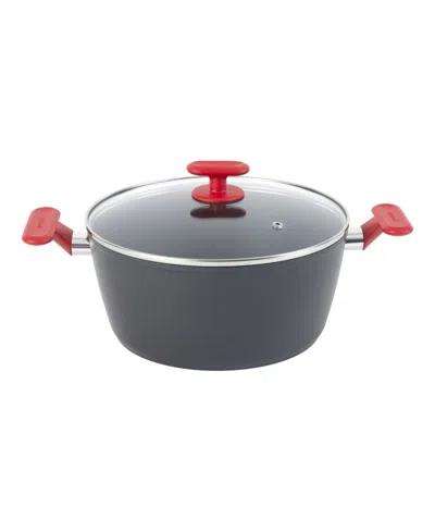 Goodcook Proease Aluminum Nonstick 4-quart Dutch Oven In Black