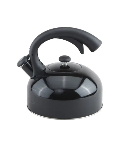 Goodcook Stainless Steel 2.5-liter Tea Kettle In Black