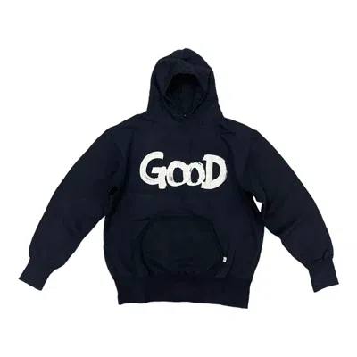 Pre-owned Goodenough Vintage Gdeh 2001 Sweater Hoodie By  In Black