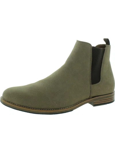 Goodfellow & Co Womens Pull On Heel Chelsea Boots In Grey