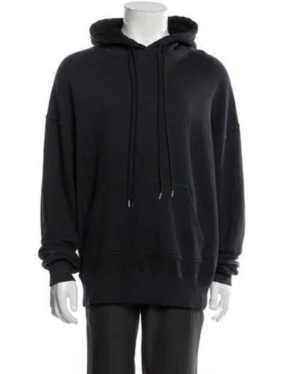 Pre-owned Goodfight Crew Neck Long Sleeve Hoodie In Black