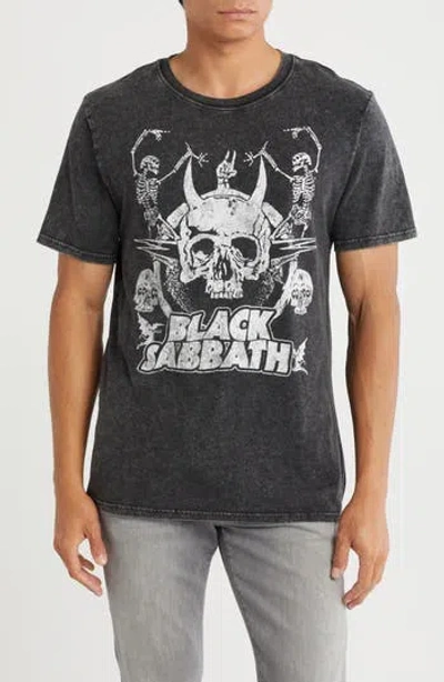 Goodie Two Sleeves Black Sabbath Skeleton Cotton Graphic T-shirt