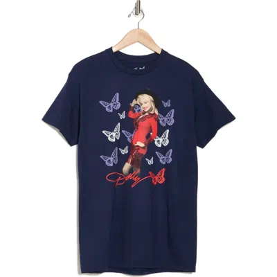 Goodie Two Sleeves Country Girl Cotton Graphic T-shirt In Blue