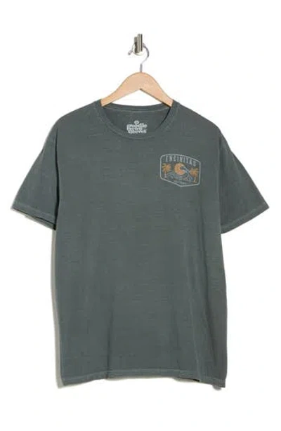 Goodie Two Sleeves Encinitas Waves Graphic T-shirt In Gray