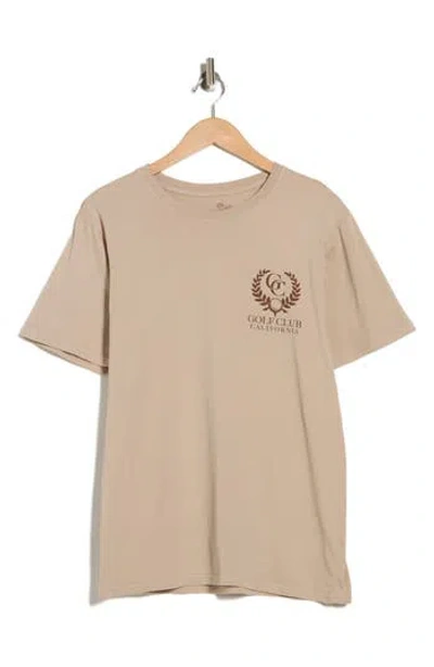 Goodie Two Sleeves Golf Club Cotton Graphic T-shirt In Gray