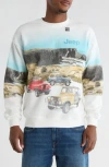 Goodie Two Sleeves Jeep Hill Sweatshirt In Multi