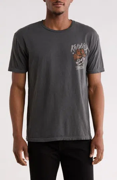 Goodie Two Sleeves Knoxville Dead Cowboy Short Sleeve T-shirt In Gray