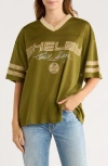 Goodie Two Sleeves Shelby Logo Jersey In Green