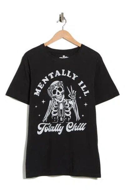 Goodie Two Sleeves Skeleton Graphic T-shirt In Black