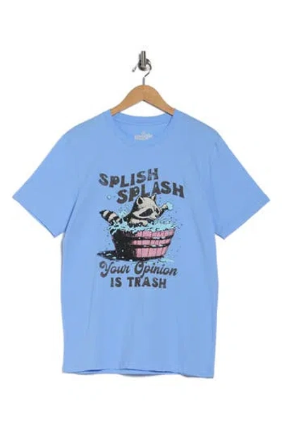 Goodie Two Sleeves Splish Splash Graphic T-shirt In Blue