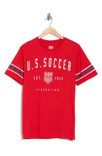 Goodie Two Sleeves U.s Soccer 1913 Graphic T-shirt In Red