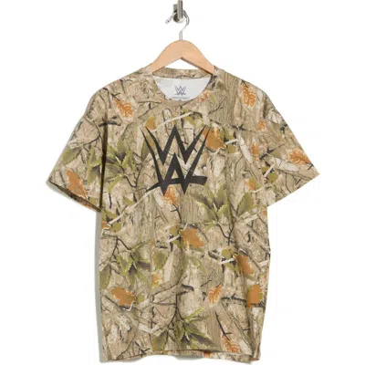 Goodie Two Sleeves Wwe Logo T-shirt In Green