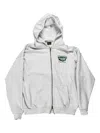 Goodies Sportive Aspen Embroidered-patch Hoodie In Gray