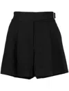 Goodious High-waisted Shorts In Black